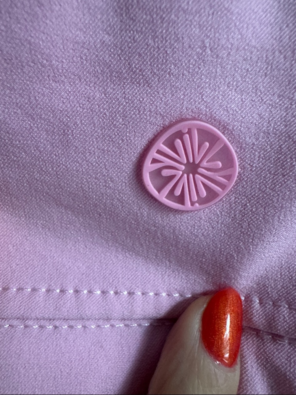 Lilly Pulitzer Luxletic Pink Mini Skort with Side Pockets Sz 10 - Picture 8 of 9